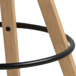 Dima barstol grå stof