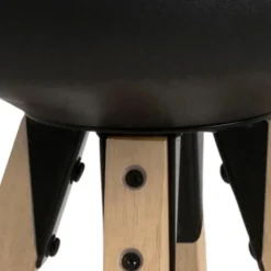 Dima barstol sort læderlook