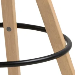 Dima barstol sort læderlook