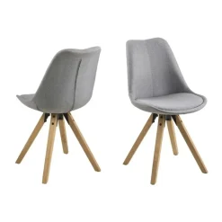 Dima spisebordsstol - Grå/Oliebehandlet