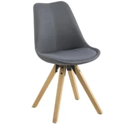 Dima spisebordsstol - Mørkegrå/Oliebehandlet