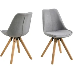 Dima spisebordsstol grå stof