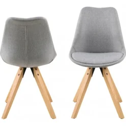 Dima spisebordsstol grå stof