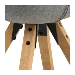 Dima spisebordsstol grå stof