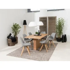 Dima spisebordsstol grå stof