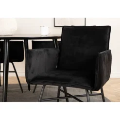 Dipp Rundt Spisebordssæt - Sort