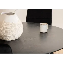 Dipp Rundt Spisebordssæt - Sort