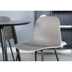 Dipp Rundt Spisebordssæt - Sort og Grøn