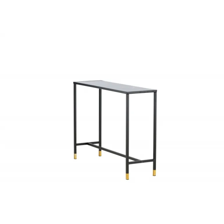 Dipp Sidebord - Sort og Messing