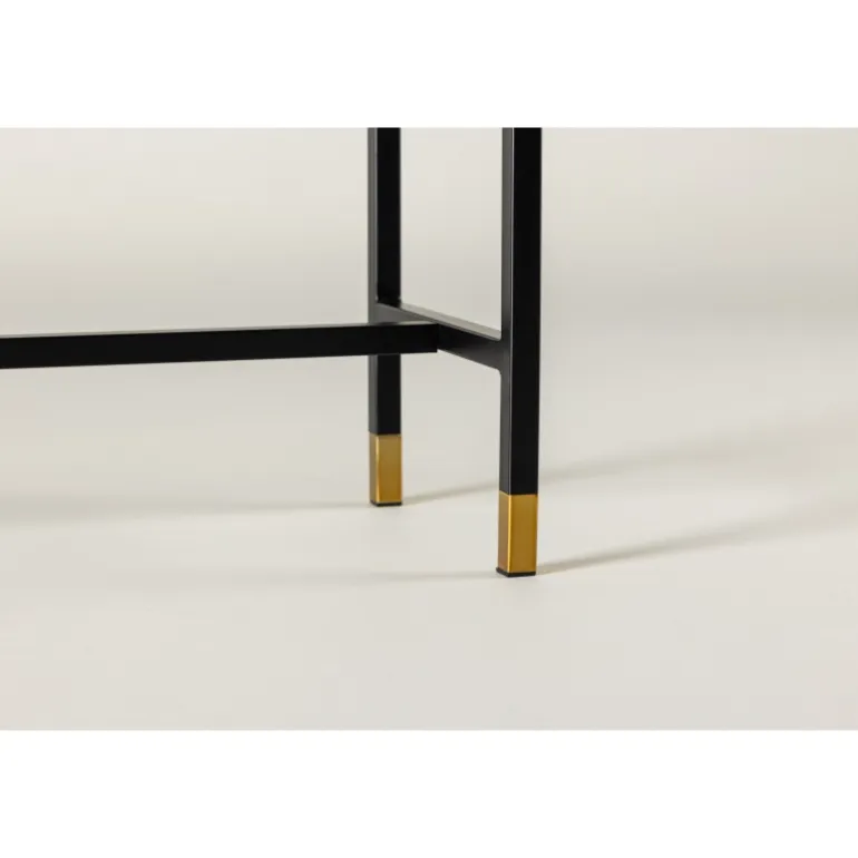 Dipp Sidebord - Sort og Messing