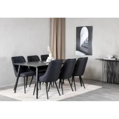 Dipp Spisebordssæt - Sort