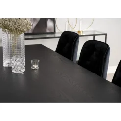 Dipp Spisebordssæt - Sort og Messing