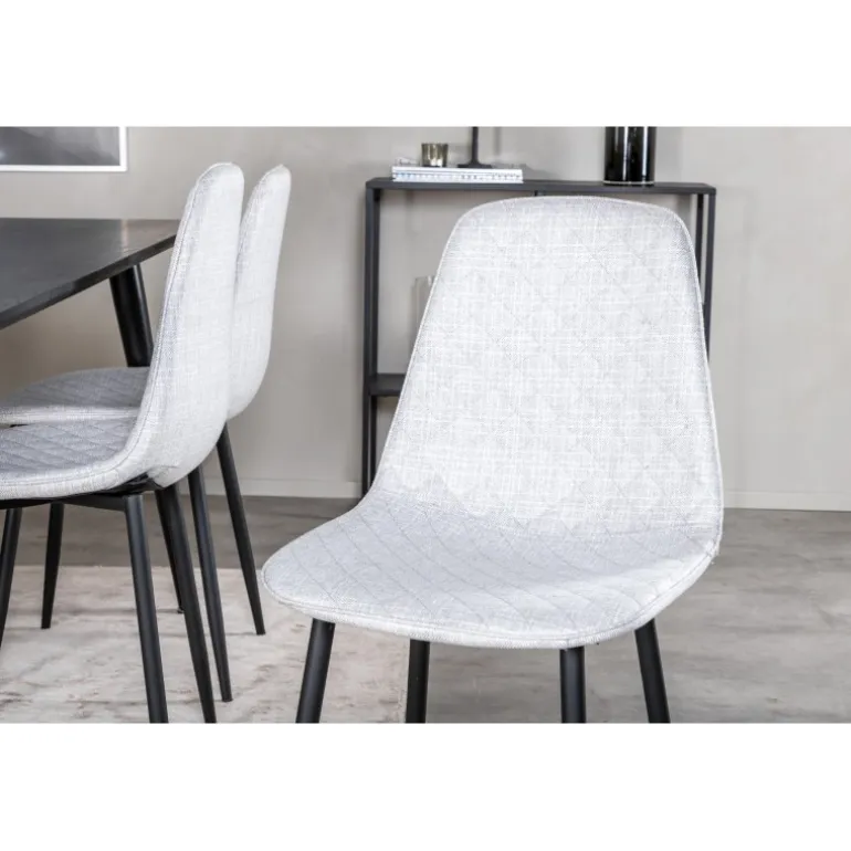 Dipp Spisebordssæt - Sort og Grå