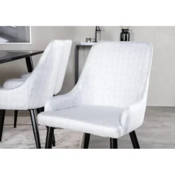 Dipp Spisebordssæt - Sort og Lysegrå