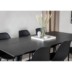 Dipp Spisestuesæt - Sort