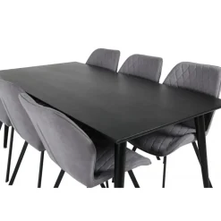 Dipp t Spisebordssæt - Sort og Grå