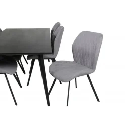 Dipp t Spisebordssæt - Sort og Grå