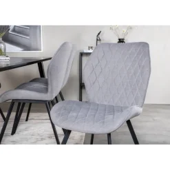 Dipp t Spisebordssæt - Sort og Grå