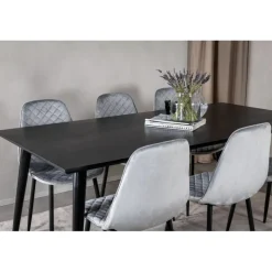 Dipp t Spisebordssæt - Sort og Grå