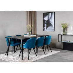 Dipp t Spisebordssæt - Sort og Blå