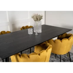 Dipp t Spisebordssæt - Sort og Messing