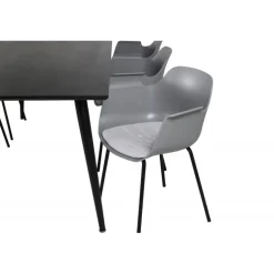 Dipp t Spisebordssæt - Sort og Grå