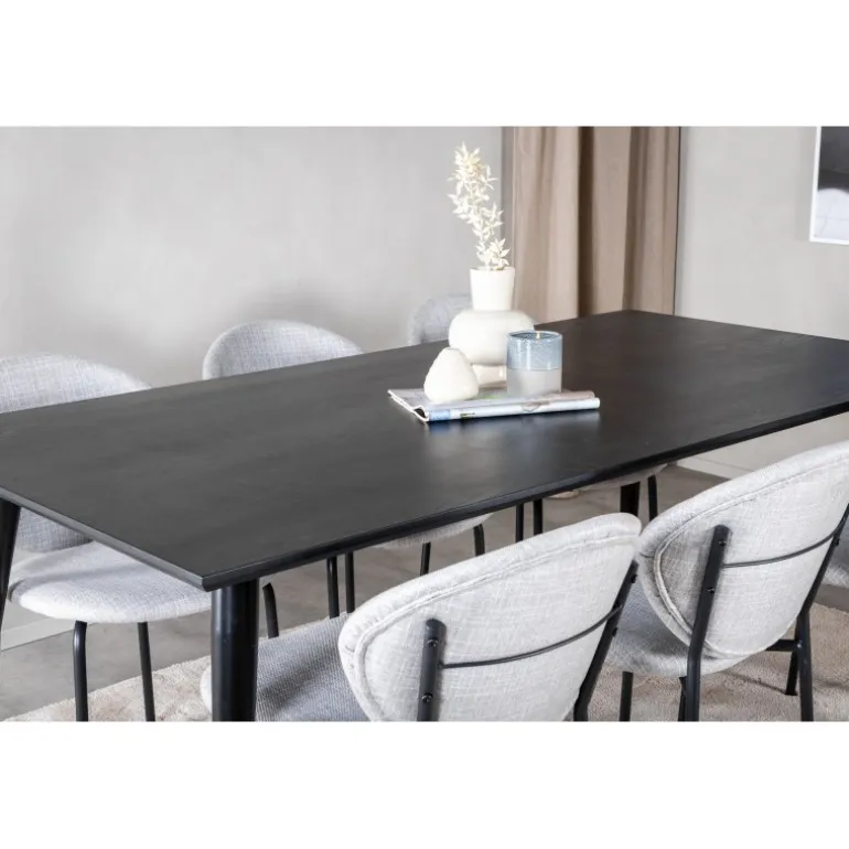 Dipp t Spisebordssæt - Sort og Grå