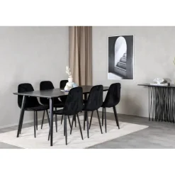 Dipp t Spisebordssæt - Sort