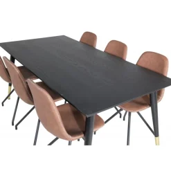 Dipp t Spisebordssæt - Sort og Brun