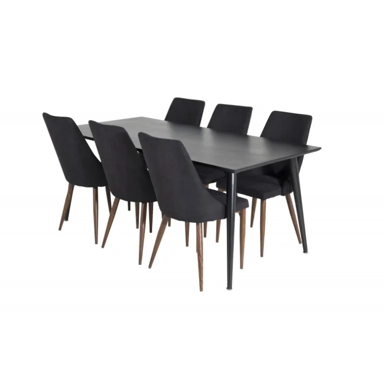 Dipp t Spisebordssæt - Sort og Natur