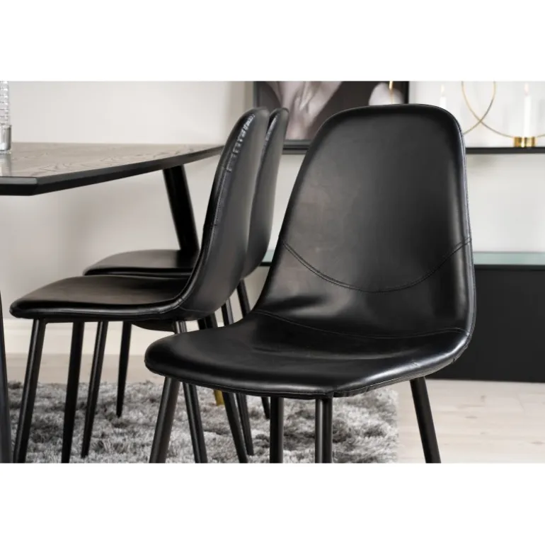 Dipp t Spisebordssæt - Sort og Messing