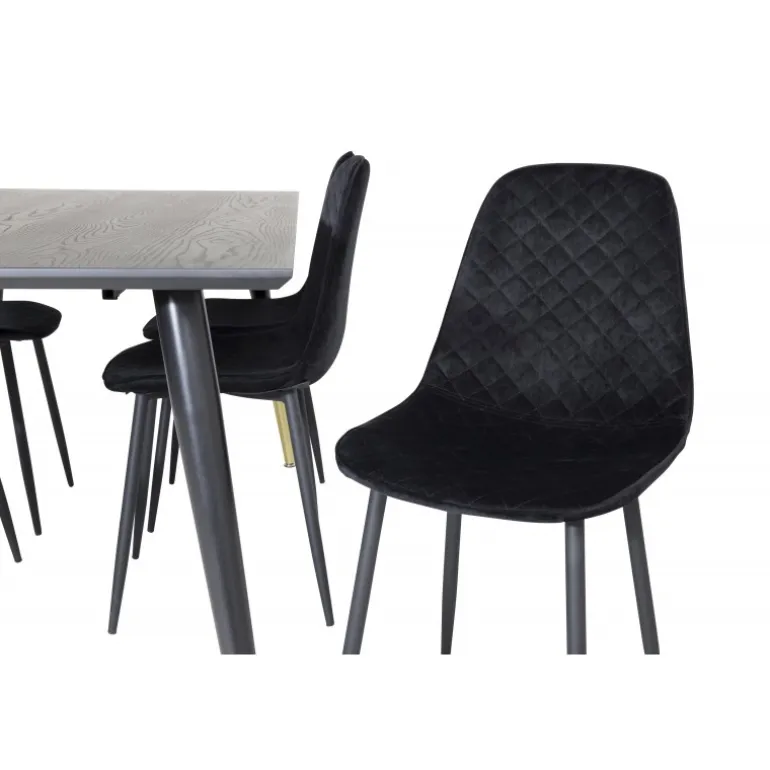 Dipp t Spisebordssæt - Sort og Messing