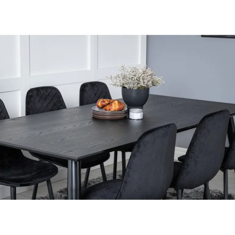 Dipp t Spisebordssæt - Sort og Messing