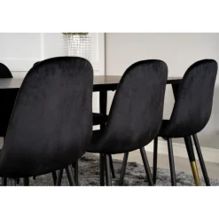 Dipp t Spisebordssæt - Sort og Messing