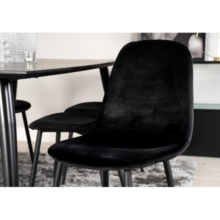 Dipp t Spisebordssæt - Sort og Messing