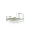 Dobbeltseng Bronxx 160 x 200 cm – olivengrøn metal