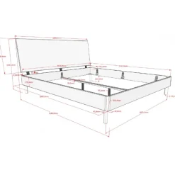 Dobbeltseng i eg 180 x 200 – Forrest Oak