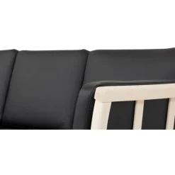 Dragør 3 pers. sofa - Sort læder