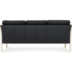 Dragør 3 pers. sofa - Sort tekstillæder