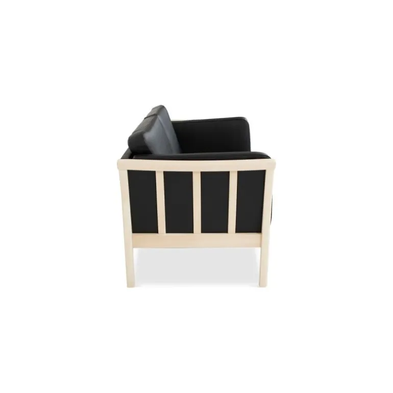 Dragør 2 pers. sofa - Sort tekstillæder