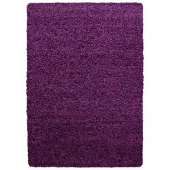 Dream Shaggy tæppe Ensfarvet - Lilla