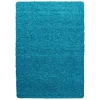 Dream Shaggy tæppe Ensfarvet - Turkis