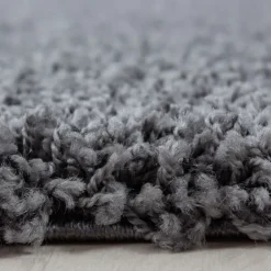 Dream Shaggy tæppe Ensfarvet - Grå