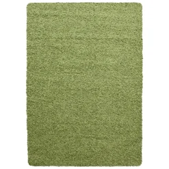 Dream Shaggy Tæppeløber Ensfarvet - Grøn