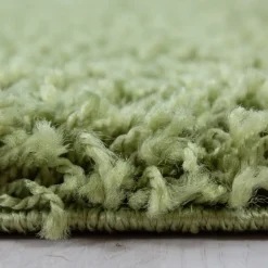 Dream Shaggy Tæppeløber Ensfarvet - Grøn
