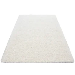 Dream Shaggy Tæppeløber Ensfarvet - Creme