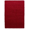 Dream Shaggy Tæppeløber Ensfarvet - Rød