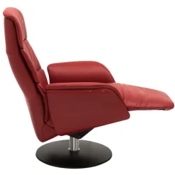 Dundee – lænestol med indbygget skammel