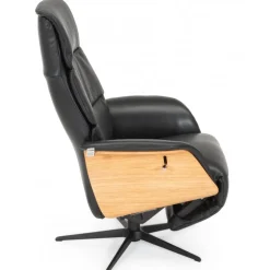 Dundee – lænestol med indbygget skammel