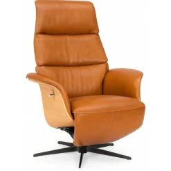 Dundee – lænestol med indbygget skammel